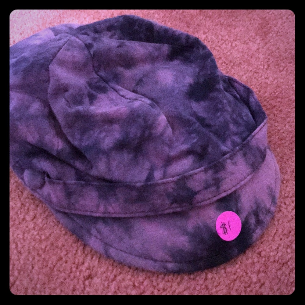 Purple Mossed Hat